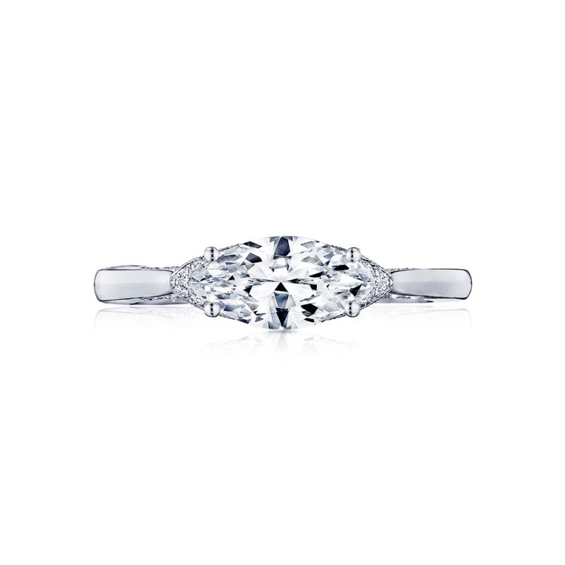 2654MQ10X5 18 Karat Simply Tacori Engagement Ring