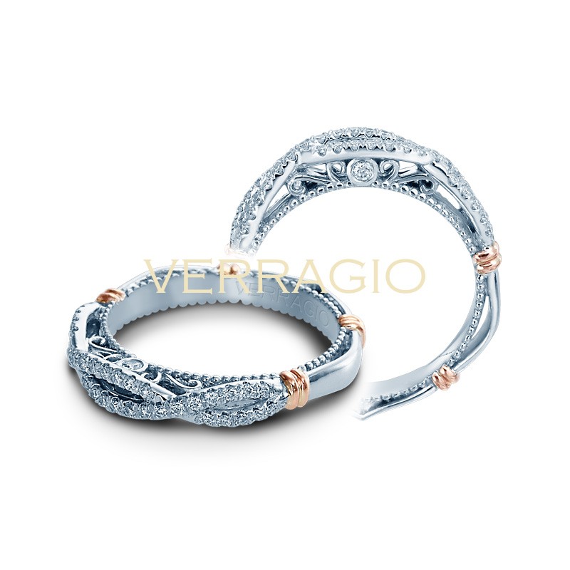 Verragio Parisian Collection Diamond Weding Band D-130W-GOLD 
