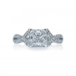 2565PR65 Platinum Simply Tacori Engagement Ring