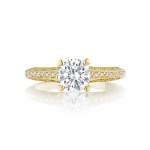 2616RD65Y 18 Karat Tacori Gold Engagement Ring