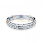 Verragio Parisian Collection 14k Gold Wedding Ring D-128W-GOLD 
