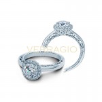 Verragio Round Halo Diamond Engagement ring