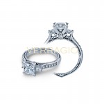 Verragio Three-Stone Diamond Engagement Ring
