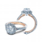 Verragio Double Halo Diamond Engagement Ring