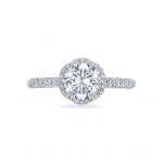 Tacori HT2547RD7 18 Karat Classic Crescent Engagement Ring