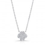 18K White Gold Diamond Necklace LVNM05
