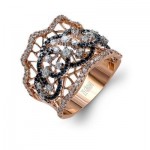 Zeghani 14K Rose Gold Fashion Ring