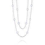 38" Candy Drop Necklace featuring Chalcedony