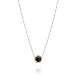 Crescent Station Necklace featuring Black Onyx sn204y19