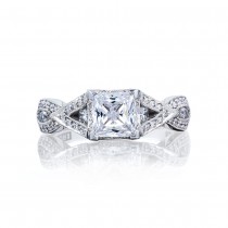 2647PR55 Platinum Tacori Ribbon Engagement Ring