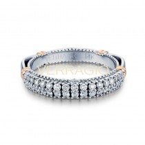 Verragio Parisian Collection 14k Gold Wedding Ring D-115W-GOLD 