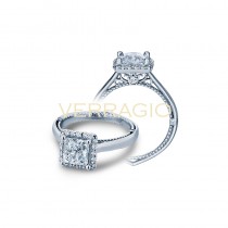Verragio Pave Halo Diamond Engagement Ring