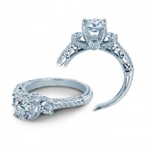 Verragio Three Stone Prong-Set Diamond Engagement Ring