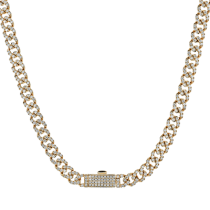 NECKLACE IN 14K GOLD WITH DIAMONDS