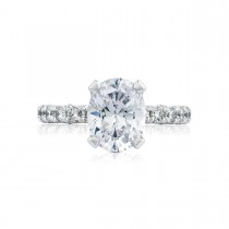 Tacori HT254525OV95X75W Ladies Petite Crescent Engagement Ring