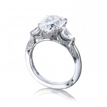 HT2628PS14X9 Platinum Tacori RoyalT Engagement Ring