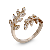 18K ROSE GOLD, WITH WHITE DIAMONDS. LP2309-A - RIGHT HAND RING 
