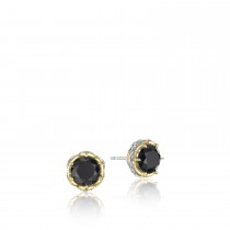 Crescent Crown Studs featuring Black Onyx se105y19