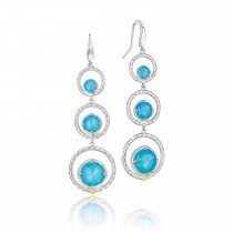 Skipping Stones Earrings featuring Neo-Turquoise