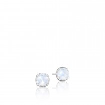 Simply Gem Stud featuring Chalcedony