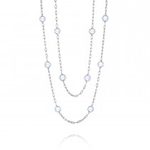 38" Candy Drop Necklace featuring Chalcedony