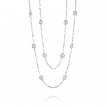 38" Candy Drop Necklace featuring Rose Amethyst