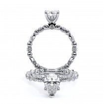 Renaissance-973-PEAR 14k White Gold Solitaire Engagement Ring