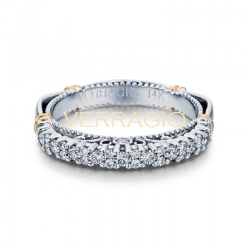 Verragio Parisian Collection 14k Gold Wedding Ring D-113W-GOLD 
