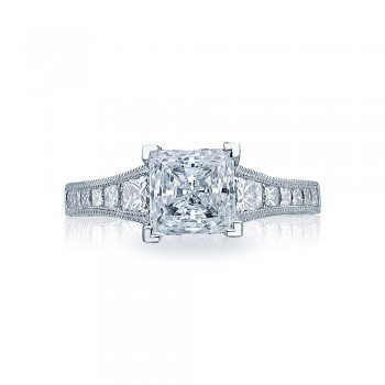 Tacori Platinum Crescent Engagement Ring HT2510PR12X