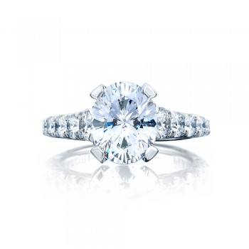 Tacori HT2623OV10X8 Platinum RoyalT Engagement Ring