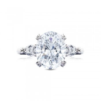 HT2628OV11X9 Platinum Tacori RoyalT Engagement Ring