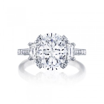 HT2656OV11X9 Platinum Tacori RoyalT Engagement Ring