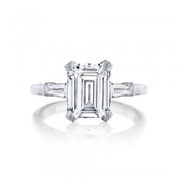 HT2657EC95X75 Platinum Tacori RoyalT Engagement Ring