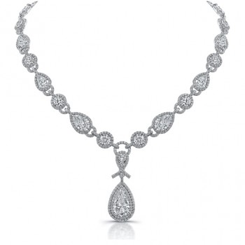 The Uneek "Signature" Diamond Necklace, in Platinum