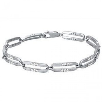 Stunning Link Diamond Bracelet by Zeghani