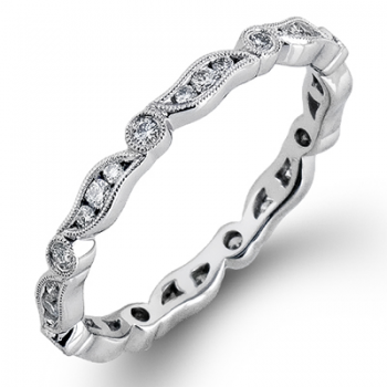 18K WHITE GOLD, WITH WHITE DIAMONDS. MR2290 - RIGHT HAND RING 